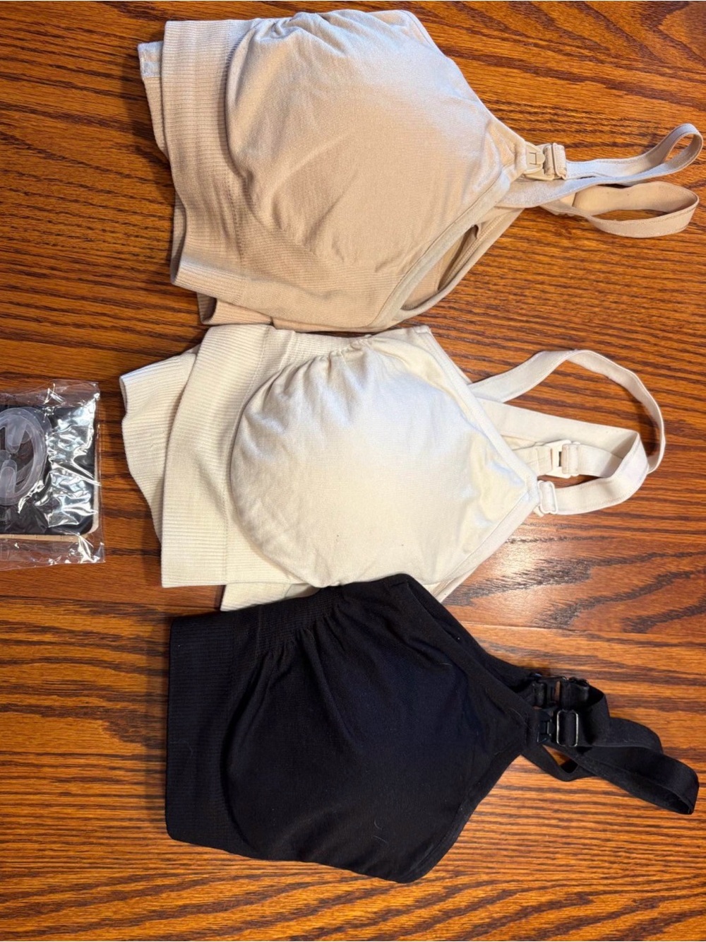 LOT 3 pack nursing bras with extenders